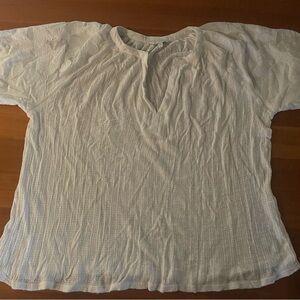 White, Lucky Brand shirt, size medium.